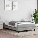  Okvir za krevet s oprugom svjetlosivi 120 x 200 cm od tkanine | shoptok.hr