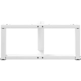  Noge za klub stolić T-oblika 2 kom Bijele 60x25x(30-31) cm Čelik | shoptok.hr