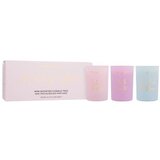 Revolution Home Awakening Collection Mini Scented Candle Trio set: dišeča svečka No Risk No Magic 40 g + dišeča svečka Pinky Promise 40 g + dišeča svečka Hello Sweetie 40 g | Shoptok.si