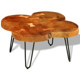 Furnova Klubska mizica 35 cm 4 debla trden palisander, (21913149) | Shoptok.si