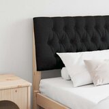 vidaXL tapecirani uzglavlje crna 200 cm čvrsto borovo drvo | shoptok.hr