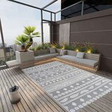 Vanjski tepih sivi 190 x 290 cm PP | shoptok.hr
