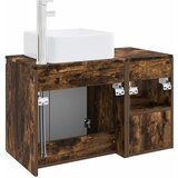  Set namještaja za kupaonicu 2 kom. Dimljeni hrast Smeđa 49.5 x 41 x 80 cm | shoptok.hr