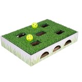 TIAKI kutija za lov s travnatom površinom, igračka za mačke - D 40 x Š 28 x V 7 cm | shoptok.hr