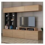 Hanah home tv polica sasa teak black Cene