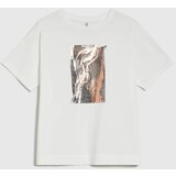 Marisse Cotton Blouse With Print, White | ePonuda.com