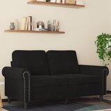 vidaXL Dvosjed crni 120 cm baršunasti Cijene