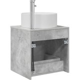  Umivaonik s policom Betonska siva 49,5 x 44,5 x 65,5 cm | shoptok.hr