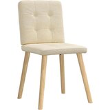  Jedilni stoli 6 kosov krem blago, (21822476) | Shoptok.si