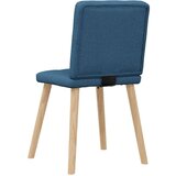 vidaXL Jedilni stoli 2 kosa modro blago | Shoptok.si