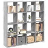 Ormarić z knjige boja hrasta 137,5x29x137,5cm konstruirano drvo | shoptok.hr