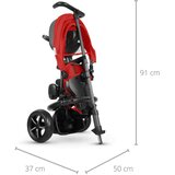 Qplay tricikl za decu Rito Star Red, 10m+