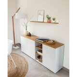 Kave Home Bela komoda v hrastovem dekorju 180x75x36 cm Abilen – | Shoptok.si