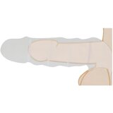 REALROCK Penis Sleeve 9 - ovoj za penis (21,5 cm) - temno naraven | Shoptok.si