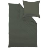 Curt Bauer POSTELJNINA 140/200 cm damast olivno zelena | Shoptok.si