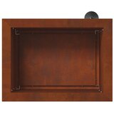  Vrtna posuda za sadnju s LED svjetlom 2 kom. Rđa - Otporni čelik 30 x 40 x 30 cm 2 | shoptok.hr