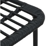  Vrtna garnitura - 7-dijelni vrtni blagovaonski set od poliratana i stakla - Crna Dužina stola 190 cm 6 | shoptok.hr