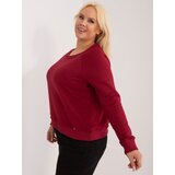BASIC Feel Good Sweatshirt-RV-BL-6326.02X-burgundy | Shoptok.si