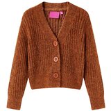  Dječji kardigan pleteni boja konjaka 92 | shoptok.hr
