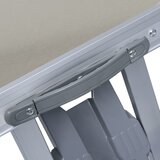  Sklopivi stol za kampiranje s 4 sjedala od čelika i aluminija | shoptok.hr