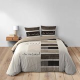 Douceur d intérieur Rjava bombažna posteljnina za zakonsko posteljo 200x200 cm So Natural – | Shoptok.si