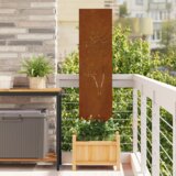 vidaXL Dekorativna ploča za vrt Rđa 32 x 140 cm | shoptok.hr