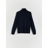 Reserved - Pamučna dolčevita - mornarsko plava | shoptok.hr