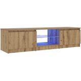 TV ormarić s LED svjetlima Artisan hrast 140x40x36 cm | Eponuda.com