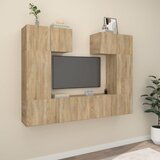 The Living Store Komplet TV omaric 6-delni sonoma hrast inženirski les - Komplet TV Omaric, (21374044) Cene