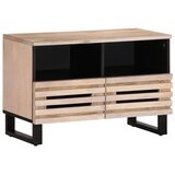 TV ormarić bijeli 70 x 34 x 46 cm od masivnog drva manga | shoptok.hr