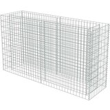 vidaXL Visoka greda gabion pocinkano jeklo 180x50x100 cm, (20618573) | Shoptok.si