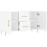  Komoda sjajna bijela 100x36x60 cm od konstruiranog drva | shoptok.hr