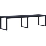 vidaXL Vrtna klop 180 cm PS plošča črna Cene