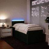 vidaXL Box spring krevet s madracem tamnozeleni 90x200 cm baršunasti | shoptok.hr