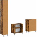 Set za kupaonicu od 3 dijela HAARLEM Dimljeni hrast | shoptok.hr