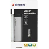 Verbatim Multiport Hub USB-C/2xUSB3.0/HDMI (4K) 049140 USB-C | Shoptok.si