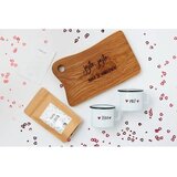 Cuckoo Cups DARILNI SET ‘MOŽ IN ŽENA’ Z DESKO IN KAVO | Shoptok.si