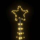 vidaXL Lučke za novoletno jelko 447 LED diod hladno tople bele 249 cm | Shoptok.si