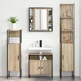  Set namještaja za kupaonicu 4 kom. Sonoma hrast | shoptok.hr