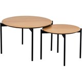 MID.YOU SET MIZIC, 70/50/45/42/70/50 cm naravne barve, črna | Shoptok.si