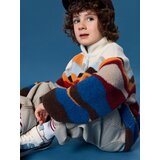 Sinsay Podstavljena half-zip majica s apstraktnim uzorkom | shoptok.hr