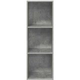  Zidni TV ormarić boja betona 37x37x107 cm od konstruiranog drva | shoptok.hr