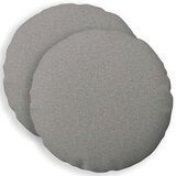  Jastuk s jastukom HEERLEN 2 kom. Oblačnosiva Tkanina - Siva tkanina oblak Ø 30 cm 2 | shoptok.hr