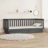  Dnevni ležaj sivi 90 x 200 cm od masivne borovine | shoptok.hr