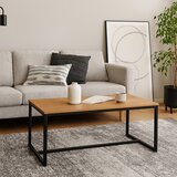 Bonami Essentials Klubska mizica v hrastovem dekorju v naravni barvi 47x90 cm Norden – | Shoptok.si