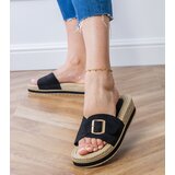 D/CEO Umsa leopard print platform slides with a buckle on the strap | Shoptok.si