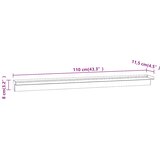 FONTANA s vodopadom za bazen LED od nehrđajućeg čelika 110 cm | shoptok.hr