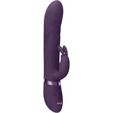 VIVE Nari Vibrating & Rotating Beads G-Spot Rabbit Purple