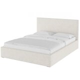MESONICA Bež tapecirani bračni krevet s prostorom za odlaganje s podnicom 180x200 cm Bufo – | shoptok.hr