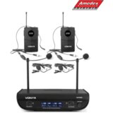  MIKROFON BEŽ. Vonyx WM82B 2xBub+2xPilot UHF 2-Ch 179.214 | Eponuda.ba